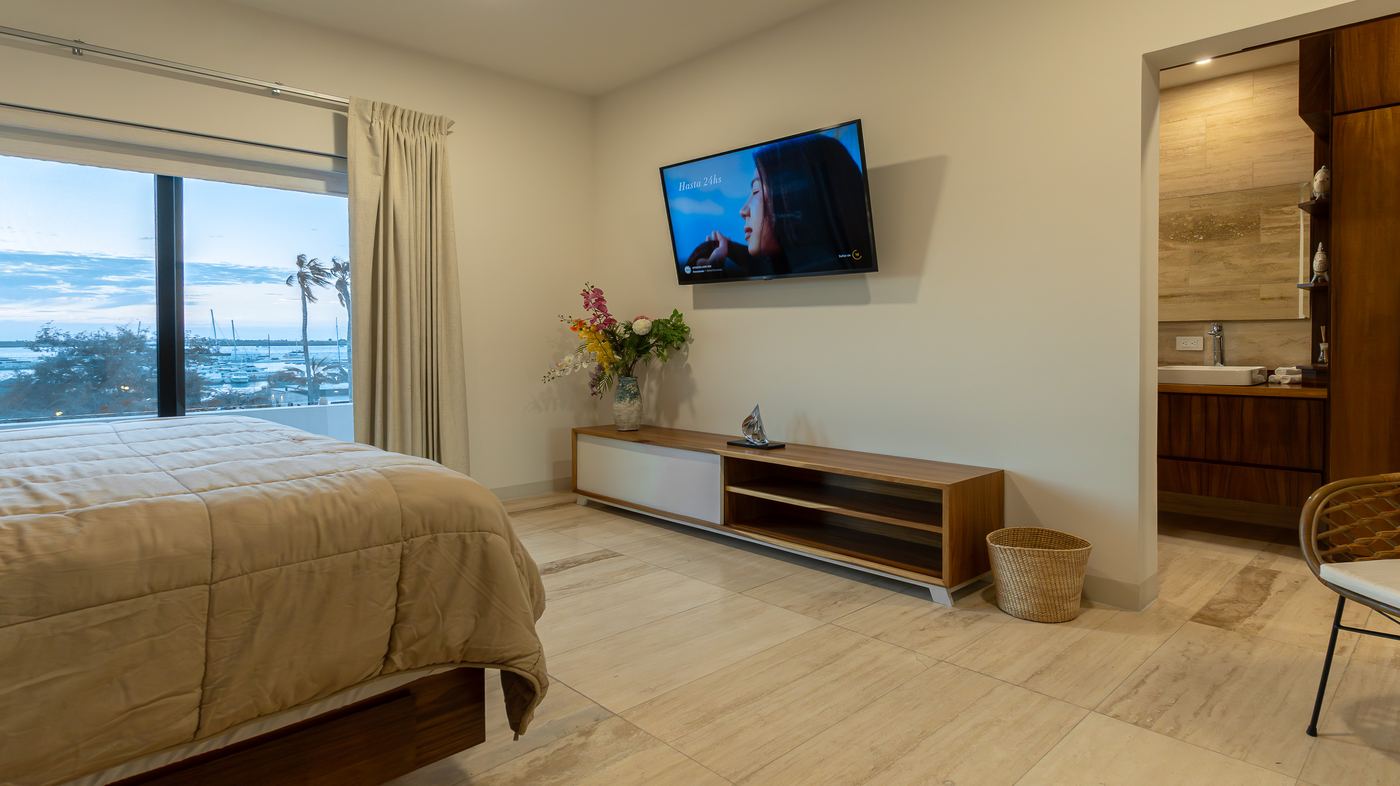 Tercera recámara vista desde la puerta, con su baño privado